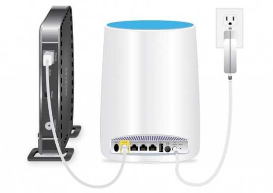 connect the Orbi Router with an access point