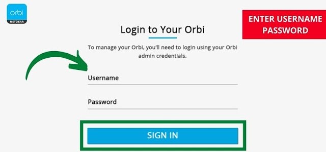 Orbilogin-page
