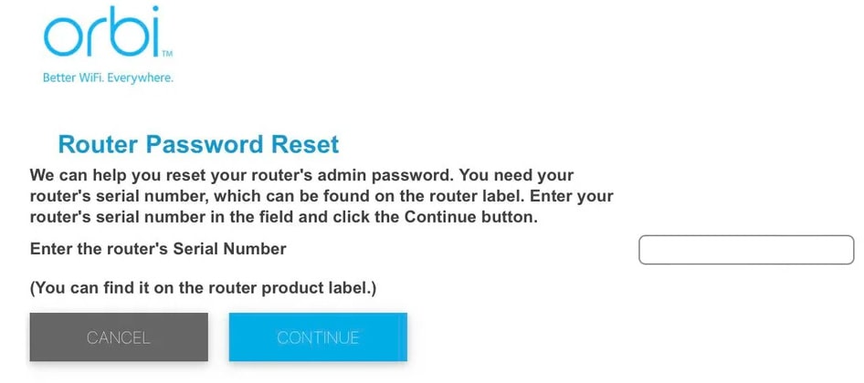 Admin Password Update